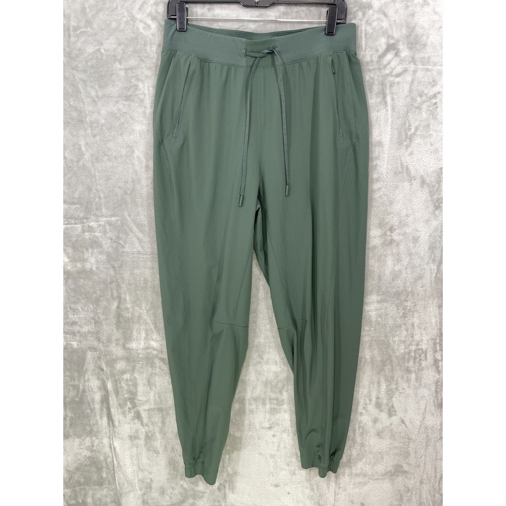 Lululemon License to Train High Rise Jogger Pants Women's Size 10 Athletic Green